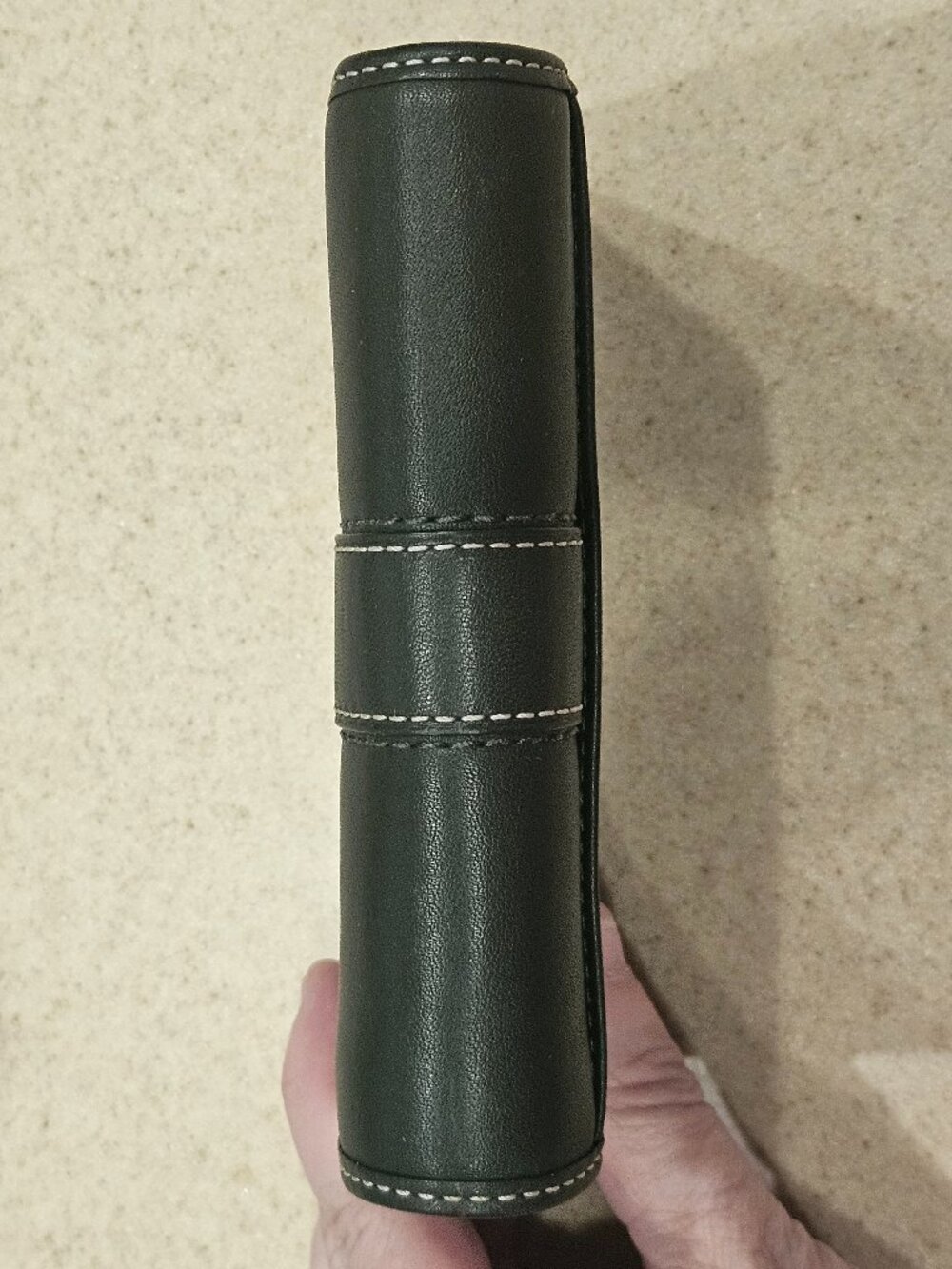 RARE VINTAGE LIMITED EDITION COACH GREEN SOHO LEATHER WALLET BILLFOLD ZIP COIN - Picture 11 of 14